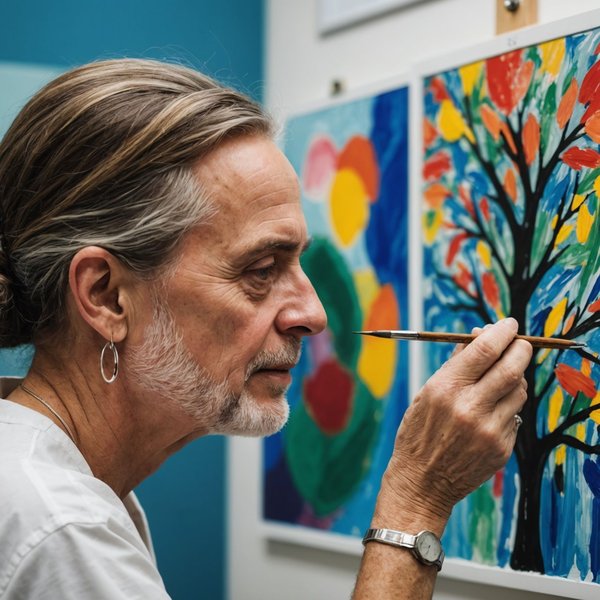 Comment la thérapie par l'art peut-elle aider les patients atteints de schizophrénie?